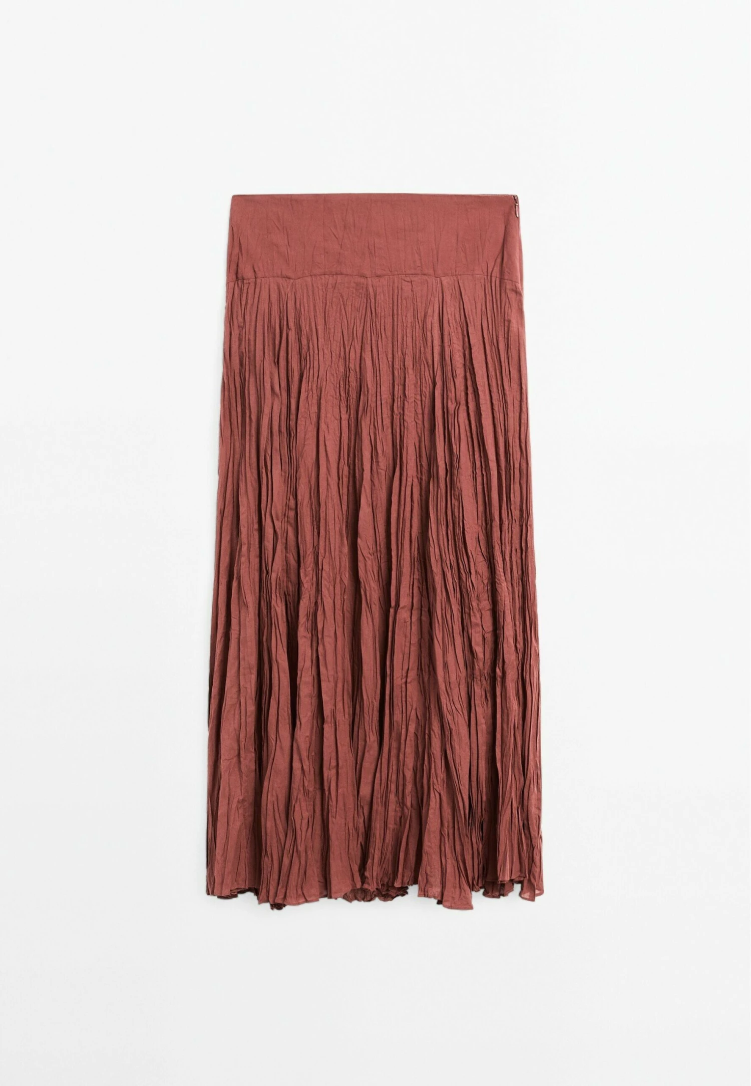 Massimo Dutti LONG PLEATED - Pleated Skirt - Dark Red 9 Massimo Dutti LONG PLEATED - Pleated Skirt - Dark Red - Image 7