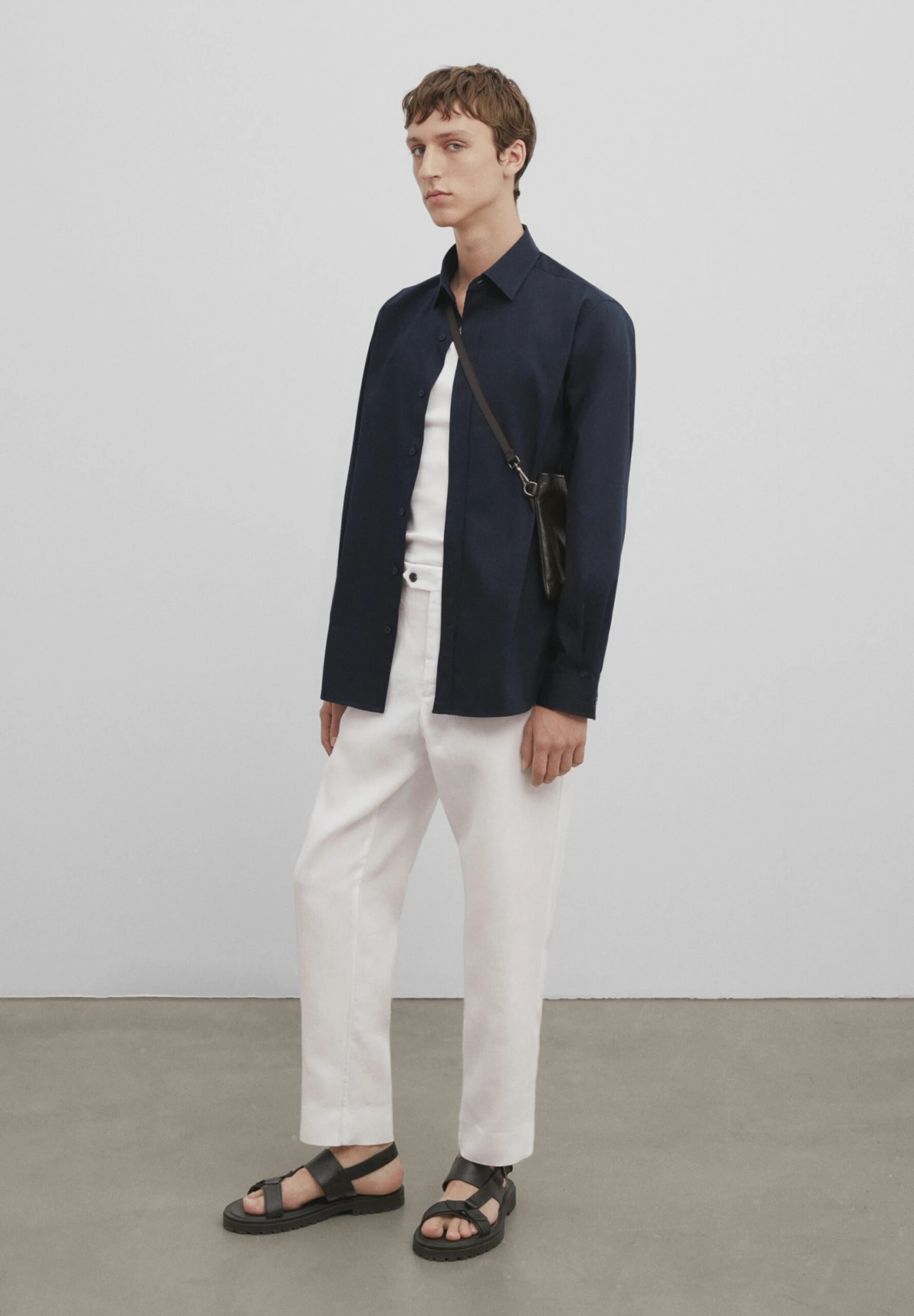 Massimo Dutti Studio-Fit - Shirt - Blue/Black Denim 4 Massimo Dutti Studio-Fit - Shirt - Blue/Black Denim - Image 2