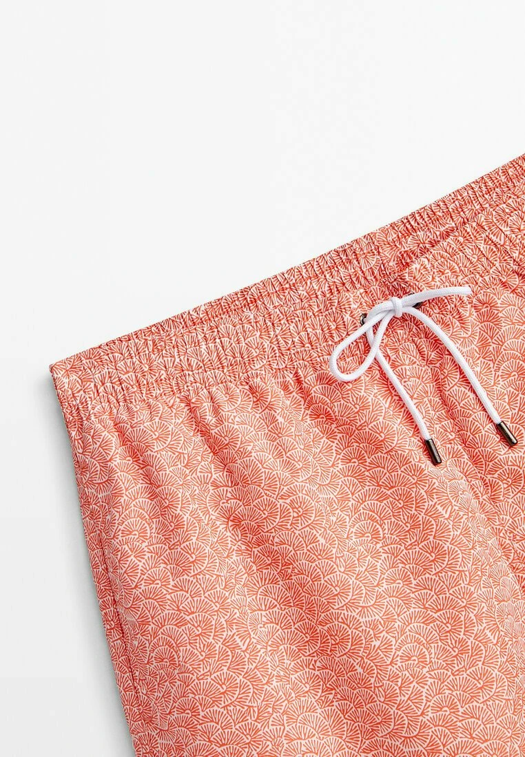 Massimo Dutti Sea Motif Print Trunks 00310285 - Swimming Shorts - Coral 8 Massimo Dutti Sea Motif Print Trunks 00310285 - Swimming Shorts - Coral - Image 6