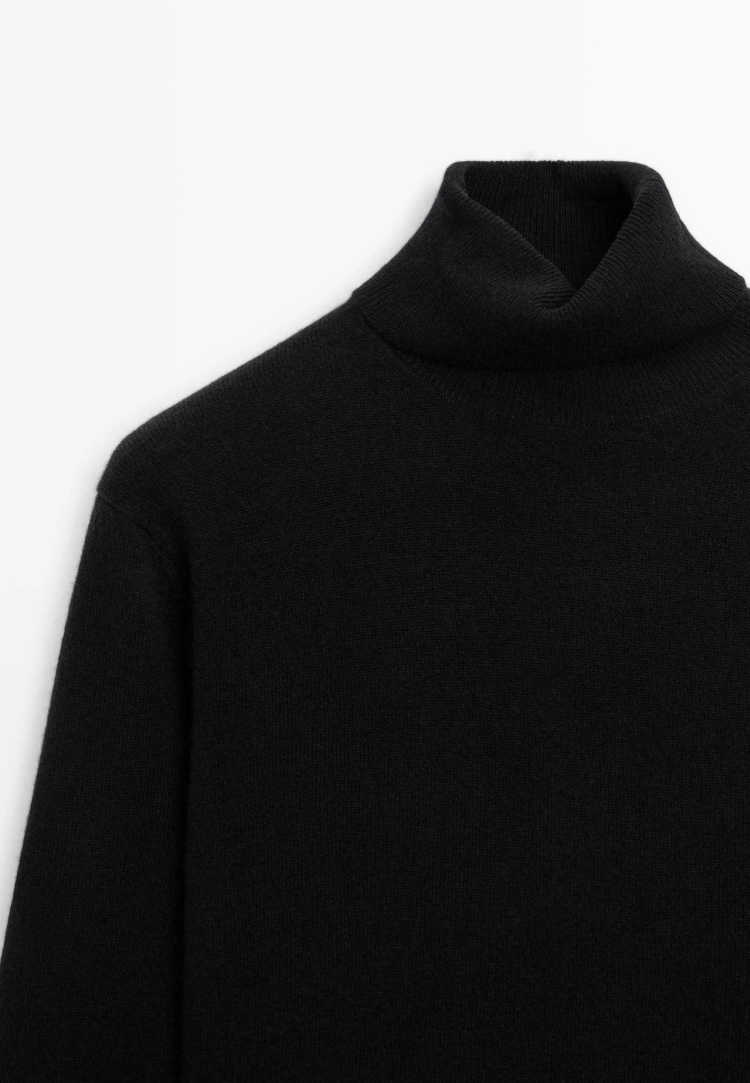 Massimo Dutti HIGH NECK - Jumper - Black 12 Massimo Dutti HIGH NECK - Jumper - Black - Image 10