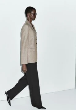 Massimo Dutti FLECKED WITH BUTTONS - Blazer - Beige -Massimo Dutti Shop eb2dae747671474e9d6be99dbb6ac211