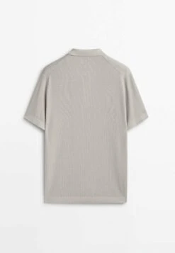 Massimo Dutti Vertical-Textured Micro - Polo Shirt - Beige 19 Massimo Dutti Vertical-Textured Micro - Polo Shirt - Beige -Massimo Dutti Shop eb2dd21f74594aa79c71522182758029