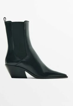 Massimo Dutti Ankle Boots - Black -Massimo Dutti Shop eb3818e391994f6a881860d03e1eb78c