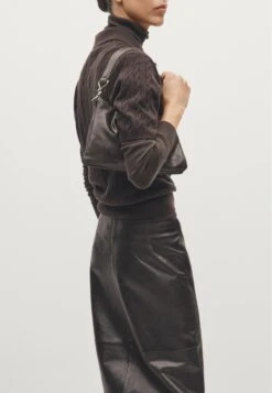 Massimo Dutti WITH COMPARTMENTS - Handbag - Dark Brown -Massimo Dutti Shop eb545c2f5998412fad10d6daf90e2e41