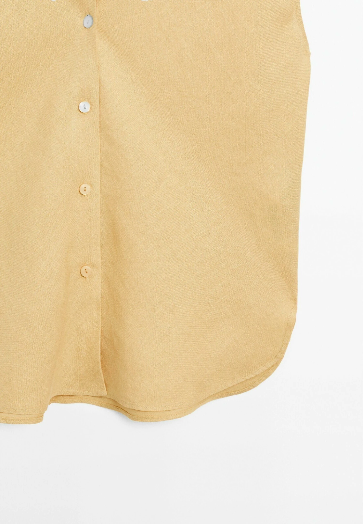 Massimo Dutti FLOWING OPEN NECK - Blouse - Beige 11 Massimo Dutti FLOWING OPEN NECK - Blouse - Beige - Image 9