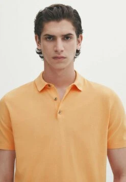Massimo Dutti Short Sleeve - Polo Shirt - Mottled Orange -Massimo Dutti Shop ebc097f7a50c467c91de7d66f1b0d3e2