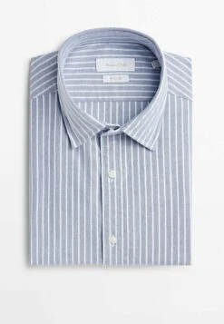 Massimo Dutti Soft Wash Striped Oxford - Shirt - Light Blue 20 Massimo Dutti Soft Wash Striped Oxford - Shirt - Light Blue -Massimo Dutti Shop ebc4a1cb47324b38a7b31e679af59c05