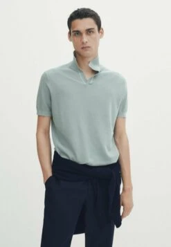 Massimo Dutti Polo Shirt - Evergreen