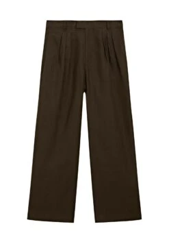 Massimo Dutti TRIPLE DARTED - Trousers - Mottled Dark Brown -Massimo Dutti Shop ec0795383409430f858394a5d7e42f39 1