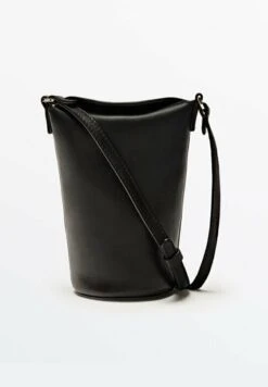 Massimo Dutti Vertical Mini- Handbag - Black -Massimo Dutti Shop ec1337eb9af243178650c02c8a7fb4d5