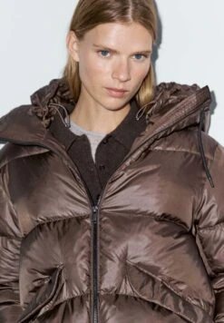 Massimo Dutti WATER-REPELLENT PUFFER - Down Jacket - Brown -Massimo Dutti Shop ec194bddfedf4b809d86e75813ec65a4