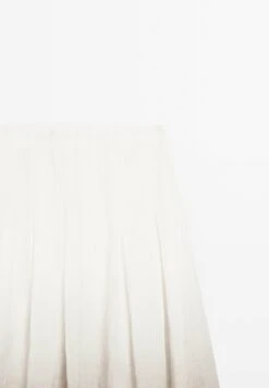 Massimo Dutti OMBRÉ PRINT BOX PLEAT MIDI - Pleated Skirt - Light Grey -Massimo Dutti Shop ec3600ff24194546a74e21726e0f30bf