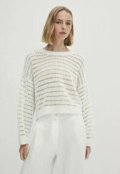 Massimo Dutti Crew Neck Open - Jumper
