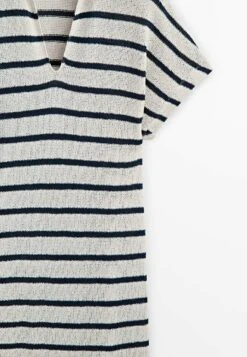 Massimo Dutti Blend Striped - Jumper Dress - Beige -Massimo Dutti Shop ec8b4c40500d42d0a4b18d35e41cbeff