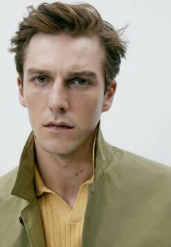 Massimo Dutti Dyed Stretchy - Summer Jacket - Green -Massimo Dutti Shop ecfe1abd7ae74025972a6956cfe6c0f6