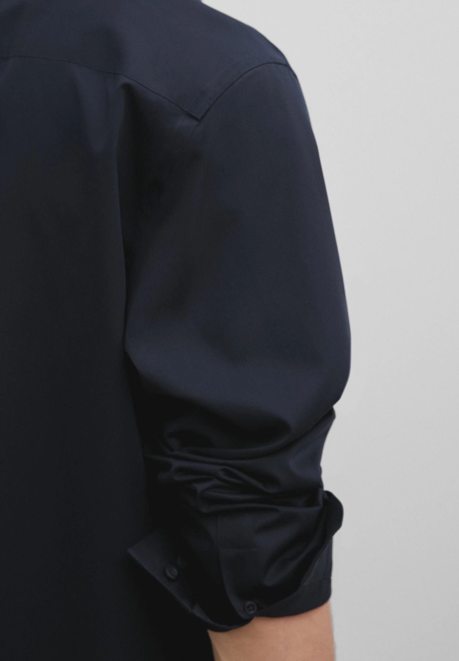 Massimo Dutti Studio-Fit - Shirt - Blue/Black Denim 7 Massimo Dutti Studio-Fit - Shirt - Blue/Black Denim - Image 5