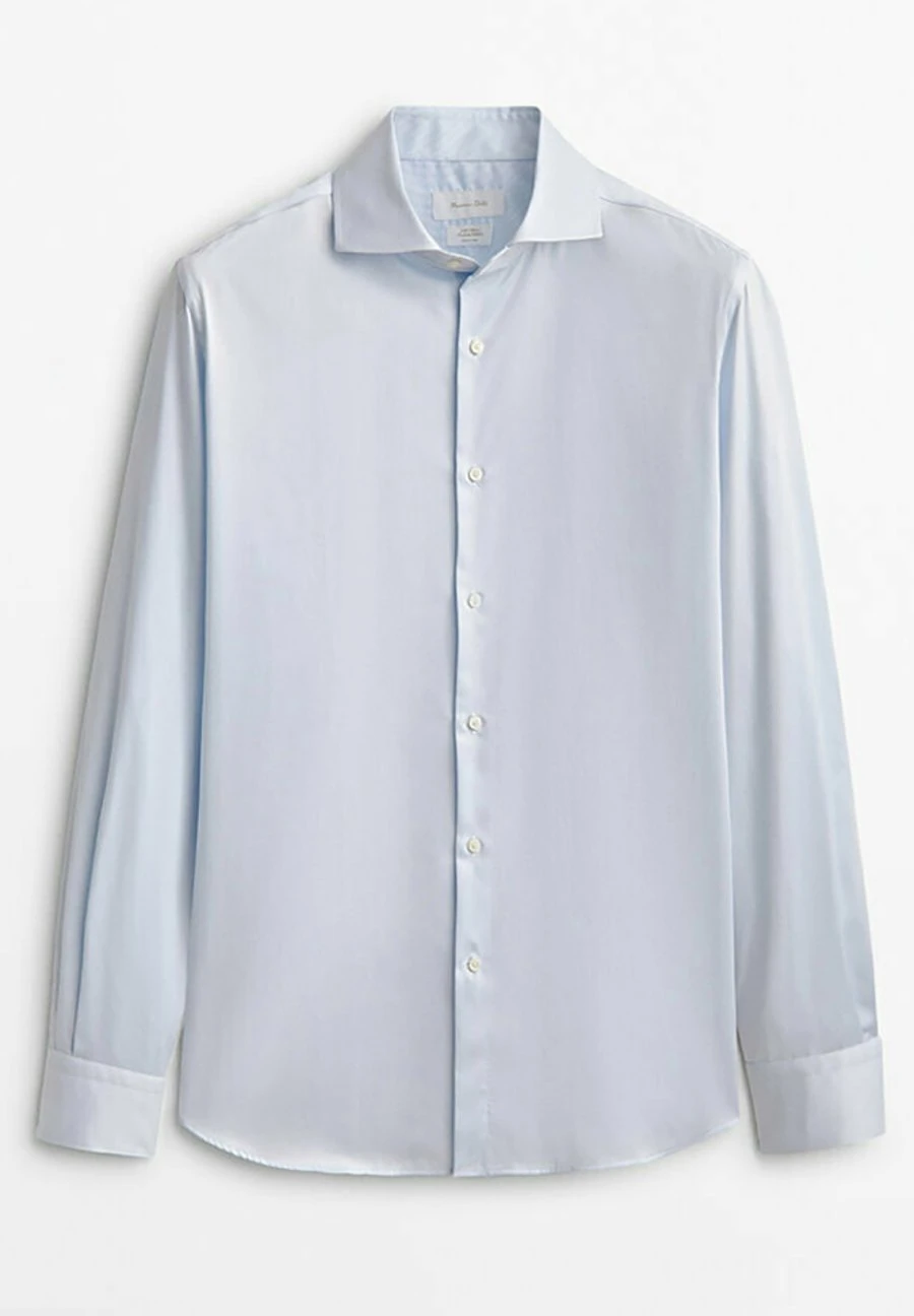 Massimo Dutti Regular Fit - Formal Shirt - Light Blue 12 Massimo Dutti Regular Fit - Formal Shirt - Light Blue - Image 10