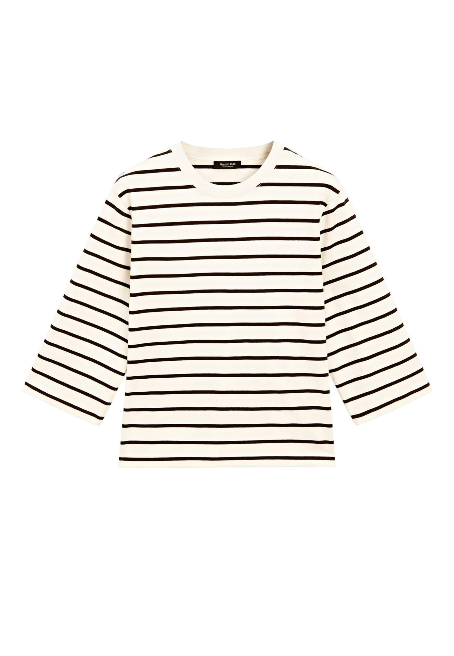 Massimo Dutti STRIPED - Long Sleeved Top - Beige 7 Massimo Dutti STRIPED - Long Sleeved Top - Beige - Image 5