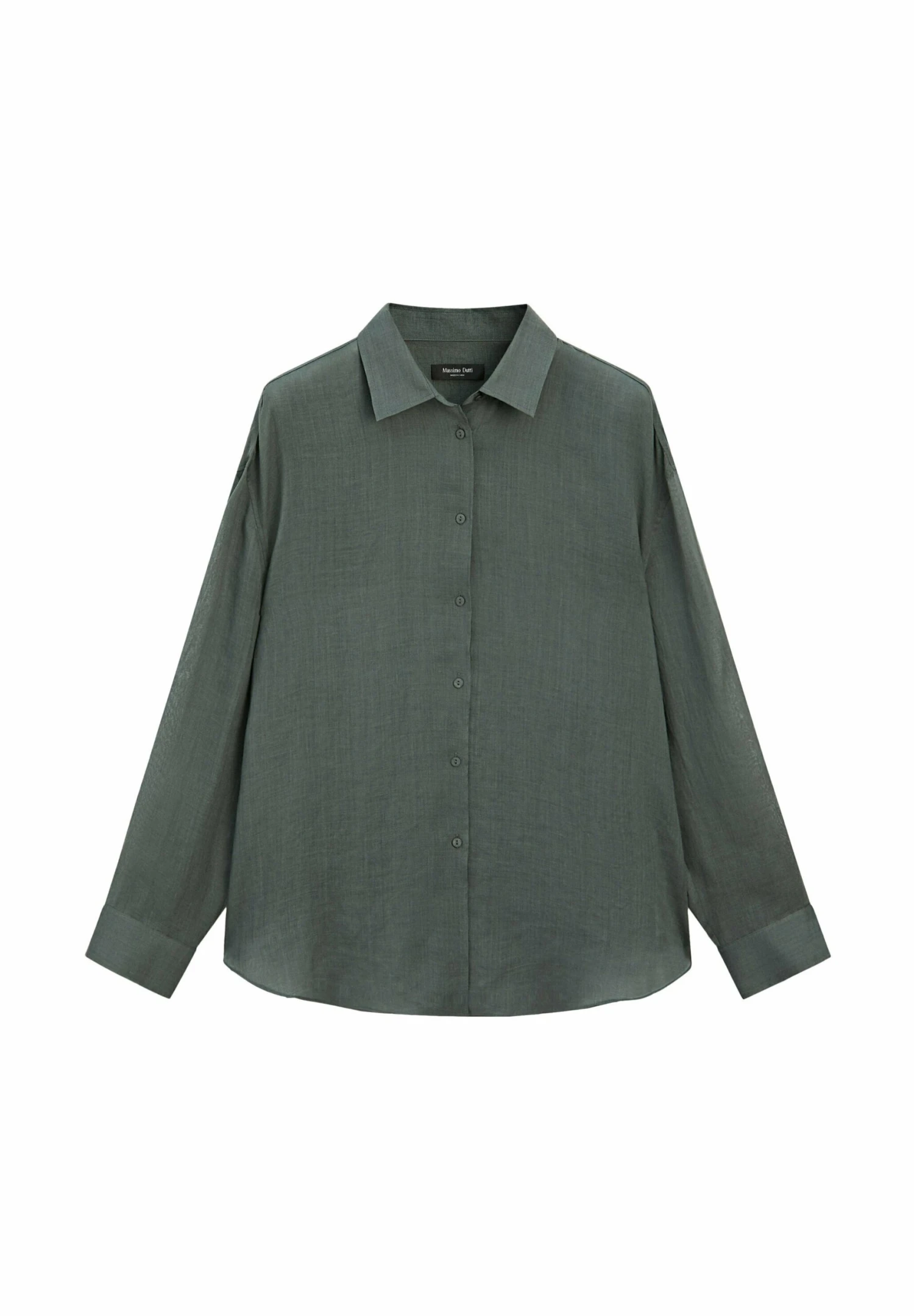 Massimo Dutti WIDE FLOWING LONG SLEEVE - Button-down Blouse - Bordeaux 15 Massimo Dutti WIDE FLOWING LONG SLEEVE - Button-down Blouse - Bordeaux - Image 13