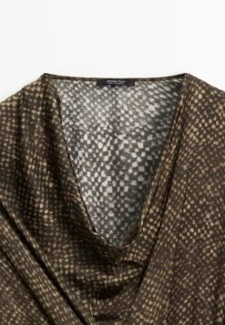 Massimo Dutti Day Dress - Brown -Massimo Dutti Shop edd95302796e44fdab2e838380bb4494