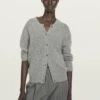Massimo Dutti KNITTED CREW NECK - Cardigan - Grey -Massimo Dutti Shop ee2c9fce49814c9ca9e123e1c2d275b6