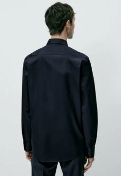 Massimo Dutti Textured - Formal Shirt - Blue Black Denim -Massimo Dutti Shop ee7ab8bbe83a4003bb49a037da0b03ae