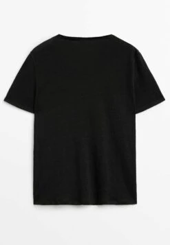 Massimo Dutti Short Sleeve- Basic T-Shirt - Black 18 Massimo Dutti Short Sleeve- Basic T-Shirt - Black -Massimo Dutti Shop ee84ea0be77f42e3b3e84e51197932d4