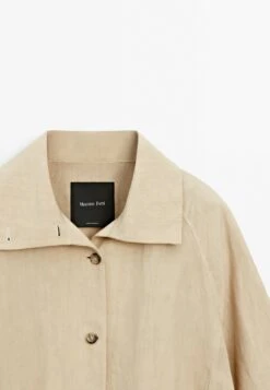 Massimo Dutti HIGH NECK BOMBER - Summer Jacket - Beige -Massimo Dutti Shop ee943cf1146b4129bd702a853951822c