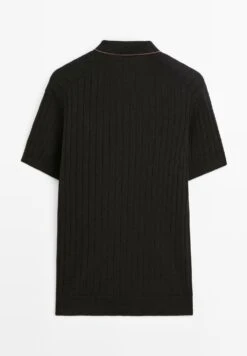 Massimo Dutti RIBBED - Polo Shirt - Black 18 Massimo Dutti RIBBED - Polo Shirt - Black -Massimo Dutti Shop ef110260b30544b294b3ba52d74642e7