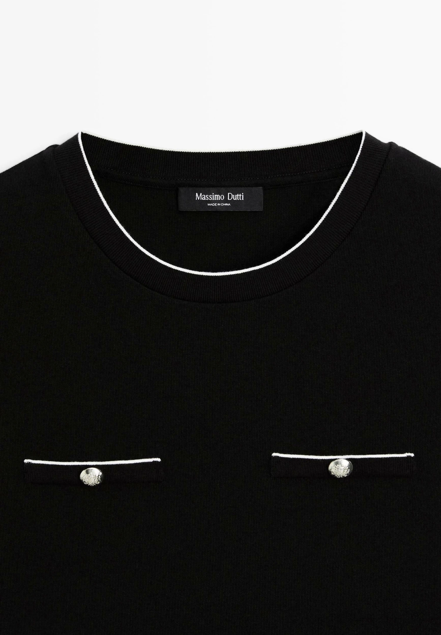 Massimo Dutti SLEEVELESS WITH POCKET DETAILS - Top - Black 12 Massimo Dutti SLEEVELESS WITH POCKET DETAILS - Top - Black - Image 10