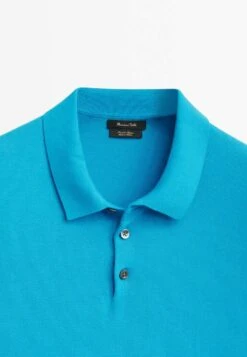 Massimo Dutti Short Sleeve- Polo Shirt - Blue 19 Massimo Dutti Short Sleeve- Polo Shirt - Blue -Massimo Dutti Shop ef6a8c7ba9964045997a3a714a5a9e9e