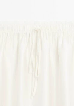 Massimo Dutti CONTRAST LACE-TRIMMED - A-line Skirt - White -Massimo Dutti Shop f02e0ae480e84449819c843f0576943f