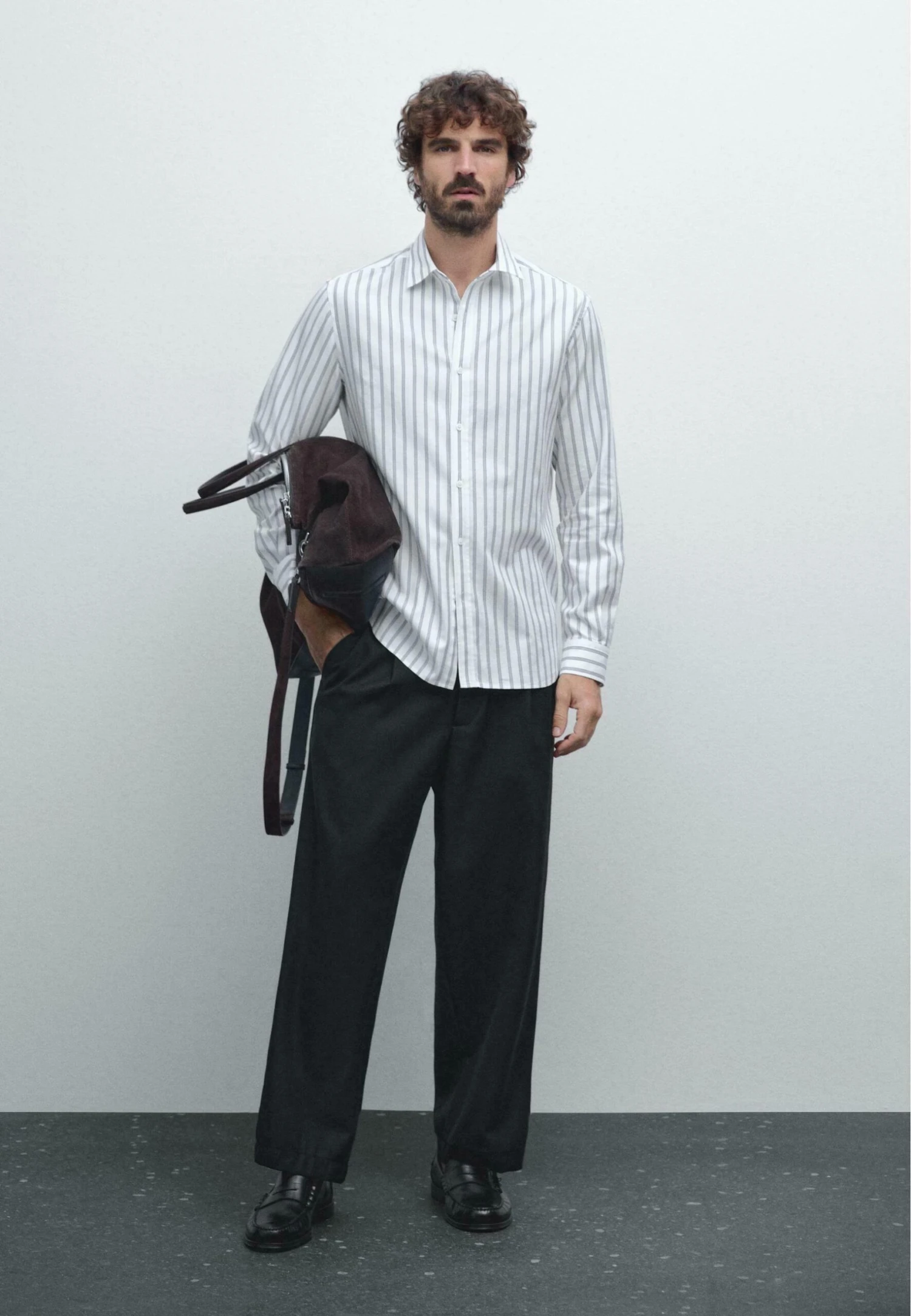 Massimo Dutti GARMENT - Shirt - White 4 Massimo Dutti GARMENT - Shirt - White - Image 2