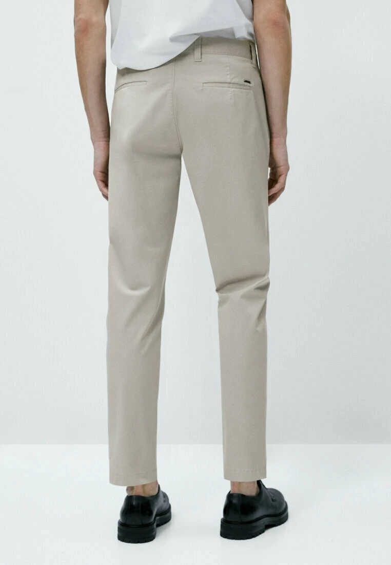 Massimo Dutti Tapered Fit Blend - Chinos - Light Grey 5 Massimo Dutti Tapered Fit Blend - Chinos - Light Grey - Image 3
