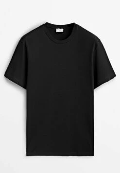 Massimo Dutti Studio -Short Sleeve - Basic T-Shirt - Black 23 Massimo Dutti Studio -Short Sleeve - Basic T-Shirt - Black -Massimo Dutti Shop f086ab3c73c04deb8a7b24a87311b02f