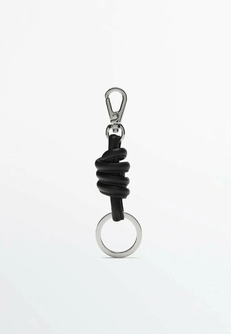 Massimo Dutti With Knot Detail - Keyring - Black 8 Massimo Dutti With Knot Detail - Keyring - Black - Image 6