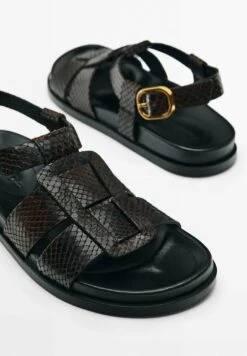 Massimo Dutti With Wide Straps - Sandals - Brown -Massimo Dutti Shop f0adc5a2791f4c56b05a770ba3030352