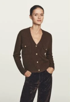Massimo Dutti Cardigan - Dark Brown -Massimo Dutti Shop f0b3ab7833e6416a8be23dfa8dd3043e