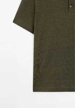 Massimo Dutti LIGHTWEIGHT SHORT SLEEVE POLOC NECK - Polo Shirt - Khaki 13 Massimo Dutti LIGHTWEIGHT SHORT SLEEVE POLOC NECK - Polo Shirt - Khaki -Massimo Dutti Shop f0cd9a8f07e241d18552acd9650d16f2