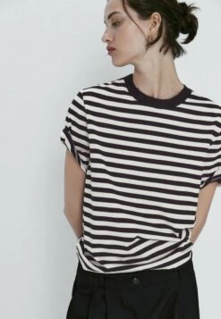 Massimo Dutti Short Sleeve Striped - Print T-Shirt - Blue 12 Massimo Dutti Short Sleeve Striped - Print T-Shirt - Blue -Massimo Dutti Shop f0e6cc680791405ab5ff401ab74307d6