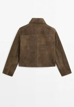 Massimo Dutti SHORT WITH POCKET DETAILS - Leather Jacket - Brown 18 Massimo Dutti SHORT WITH POCKET DETAILS - Leather Jacket - Brown -Massimo Dutti Shop f1020be5d54a4a57ae7ae794e17b20cd