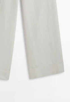 Massimo Dutti Waxed- Trousers - Beige -Massimo Dutti Shop f1054bcee168472a81e630a003dcf8c8