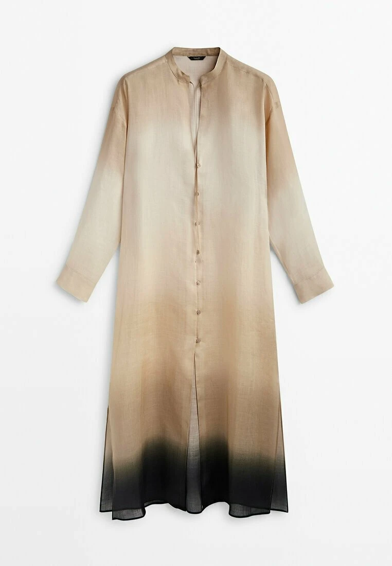 Massimo Dutti Ombré Ramie - Shirt Dress 13 Massimo Dutti Ombré Ramie - Shirt Dress - Image 11