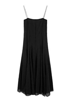 Massimo Dutti FLOWING MIDI WITH GODET DETAIL - Cocktail Dress / Party Dress - Black -Massimo Dutti Shop f12156d1d53e4906b51e09b9cc5708de