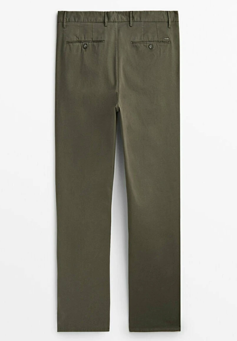 Massimo Dutti Blend- Chinos - Khaki 9 Massimo Dutti Blend- Chinos - Khaki - Image 7