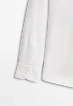 Massimo Dutti Easy Iron - Formal Shirt - White -Massimo Dutti Shop f1783380d36f40ab82fb9174c06d21f2