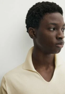 Massimo Dutti Milano Short Sleeve- Polo Shirt - Beige -Massimo Dutti Shop f1870101ef8f41a8804f088f124c0de9