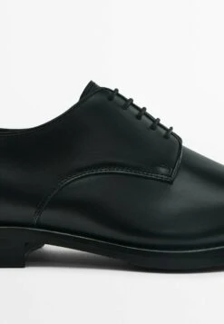 Massimo Dutti Derby - Smart Lace-Ups - Black -Massimo Dutti Shop f1a2f1c14d2a4e33ba5b7d2cc9de548d