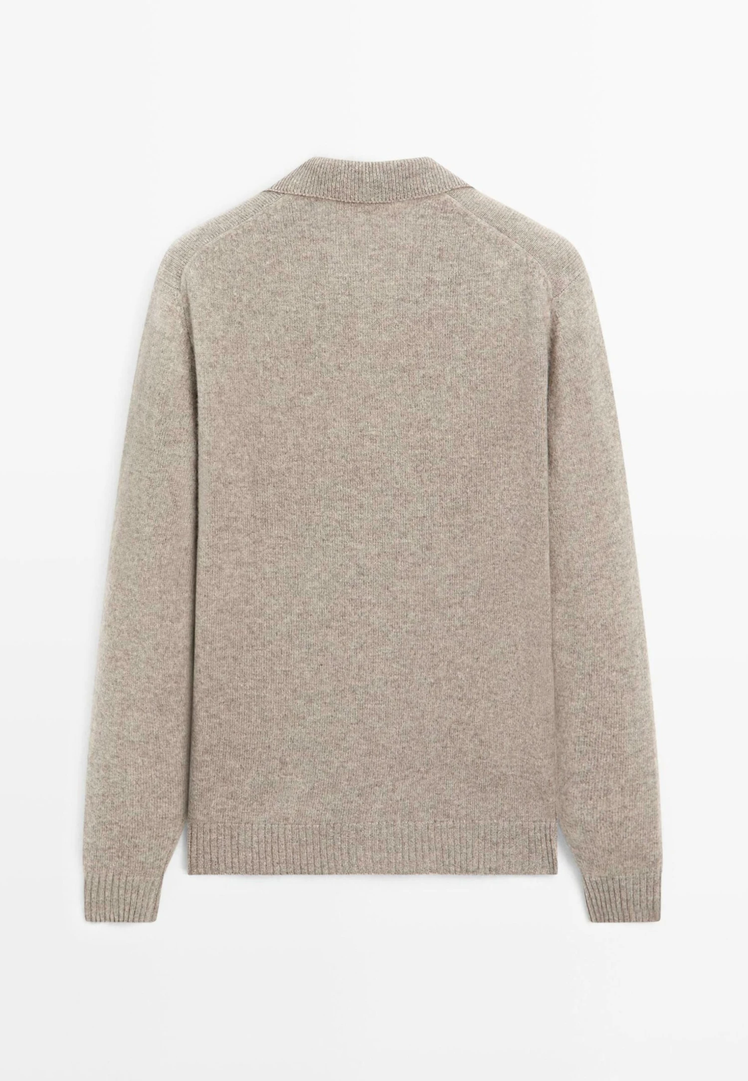 Massimo Dutti V-NECK - Long Sleeved Top - Beige 8 Massimo Dutti V-NECK - Long Sleeved Top - Beige - Image 6