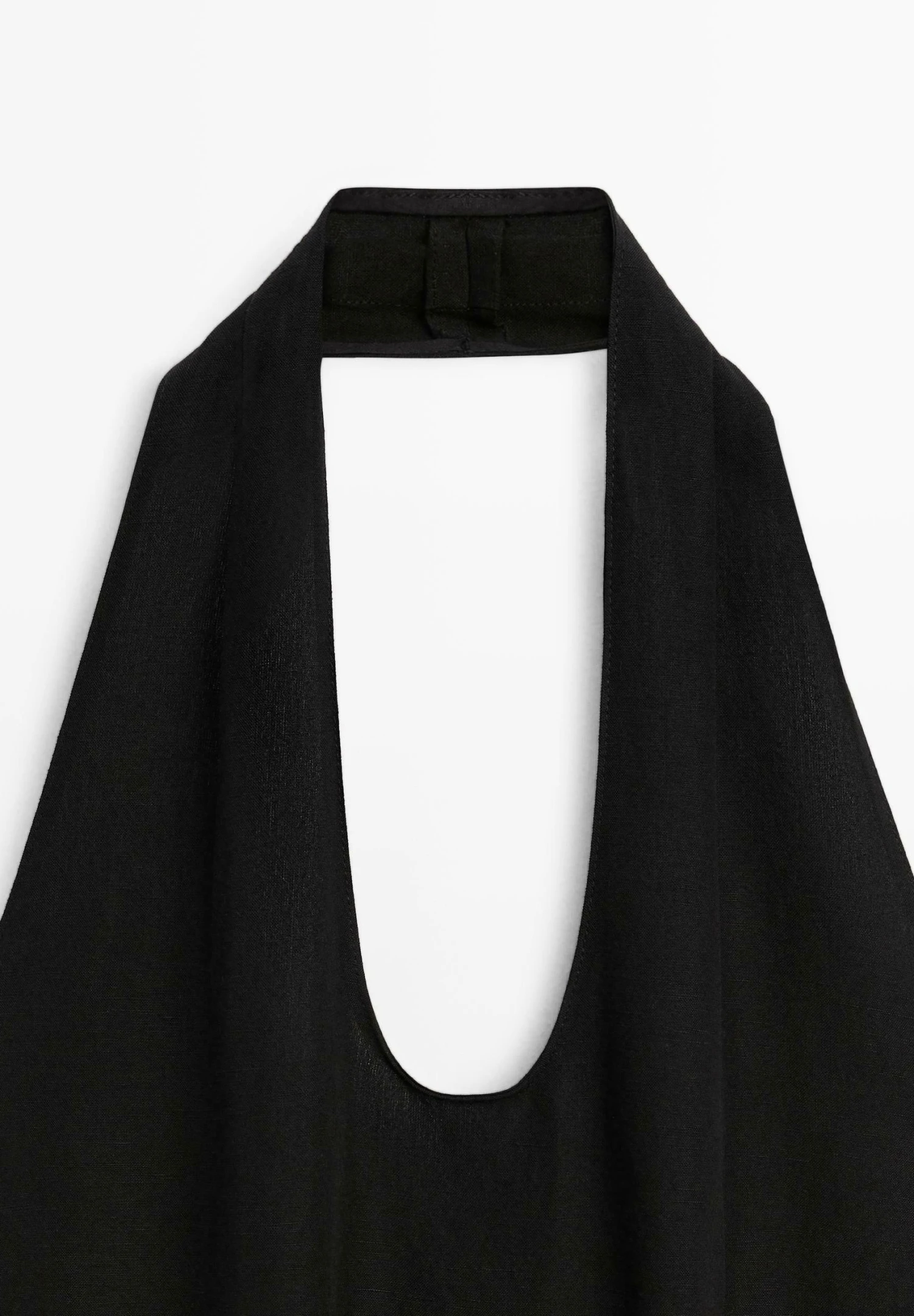 Massimo Dutti LONG FLARED WITH HALTER NECK - Day Dress - Dark Grey 8 Massimo Dutti LONG FLARED WITH HALTER NECK - Day Dress - Dark Grey - Image 6